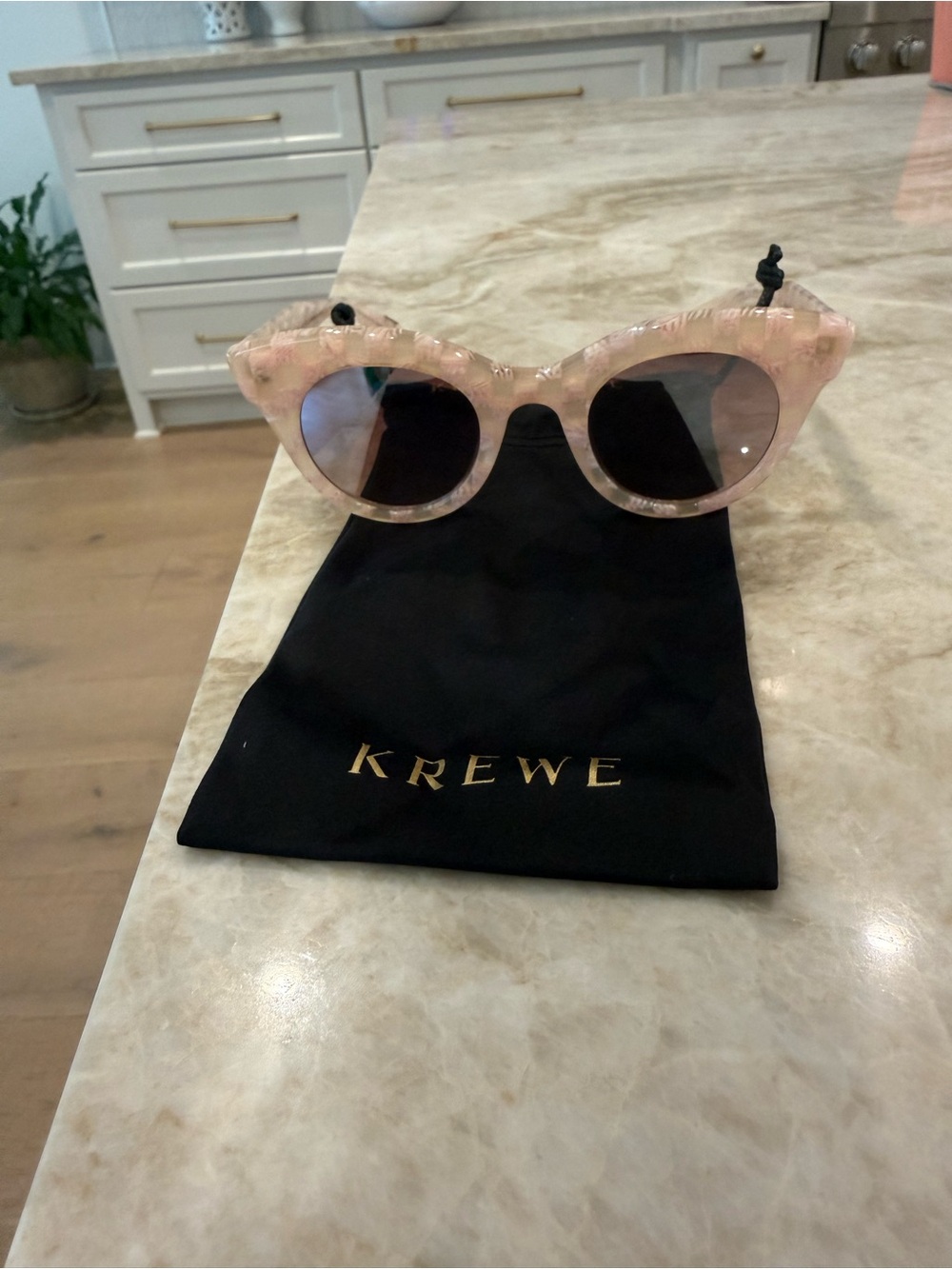 KREWE Olivia mirrored Cat-Eye Sunglasses